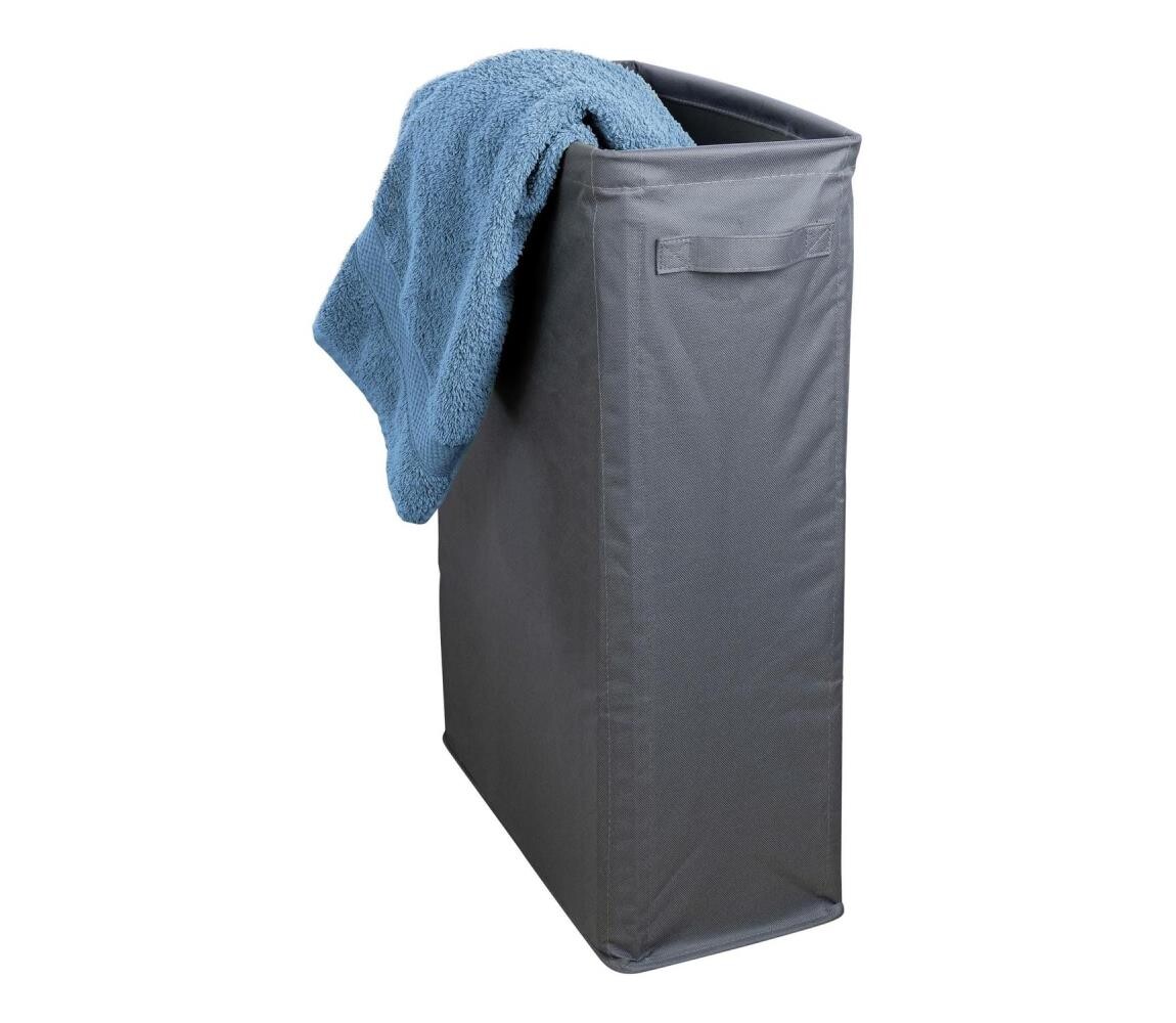 Wenko WENKO 71299800 - Koš na prádlo SLIM 20x60 cm antracit