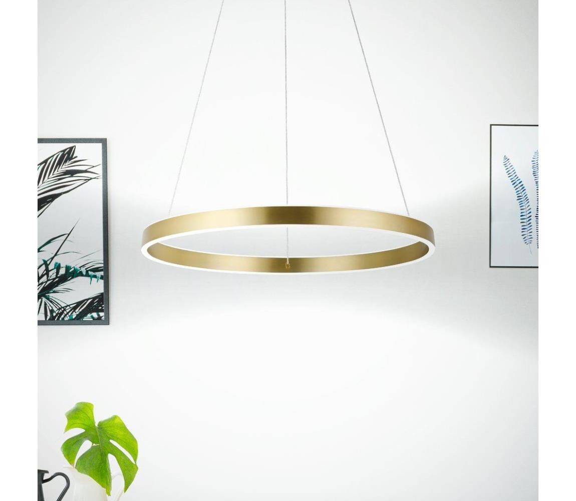 Eglo Eglo 33484 - LED Lustr na lanku ALCAZABA 2xLED/18W/230V 3000K pr. 55 cm zlatá