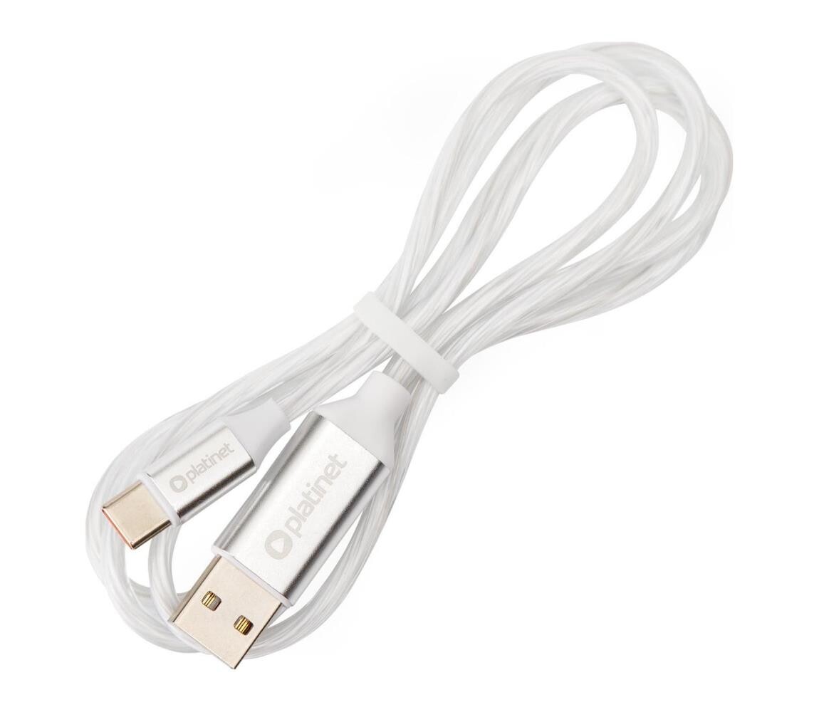 PSCA1LW Nabíjecí USB-A - USB-C 3A, 18W, 1m, bílý