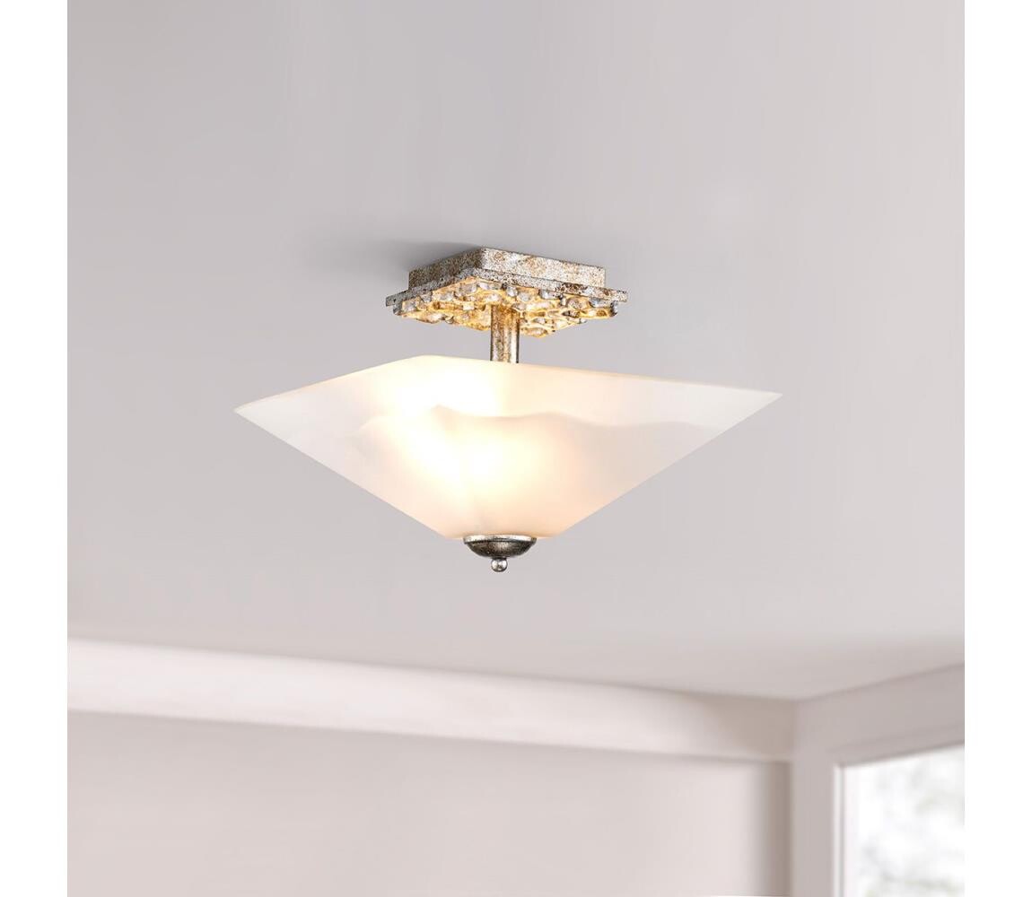 Elstead Flambeau STAR-F-S-DS - Stropní svítidlo STAR 2xE27/40W/230V zlatá