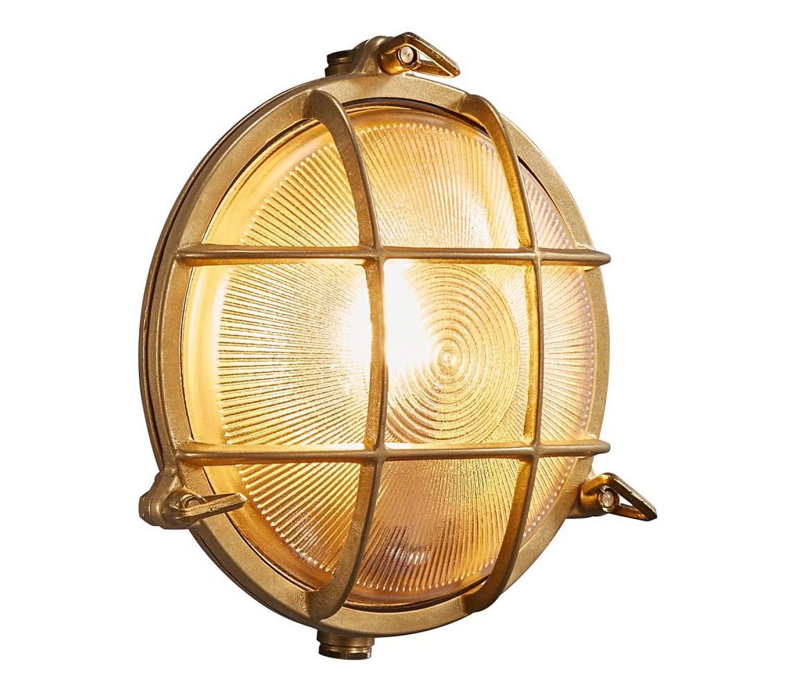 Nordlux Nordlux - Venkovní nástěnné svítidlo POLPERRO 1xE27/12,5W/230V IP64 mosaz