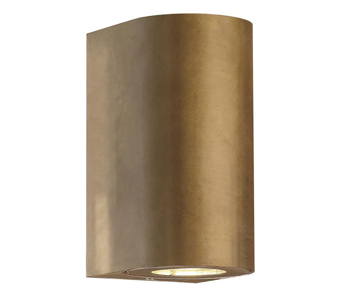 Nordlux Nordlux - Venkovní nástěnné svítidlo CANTO 2xGU10/28W/230V IP44 mosaz