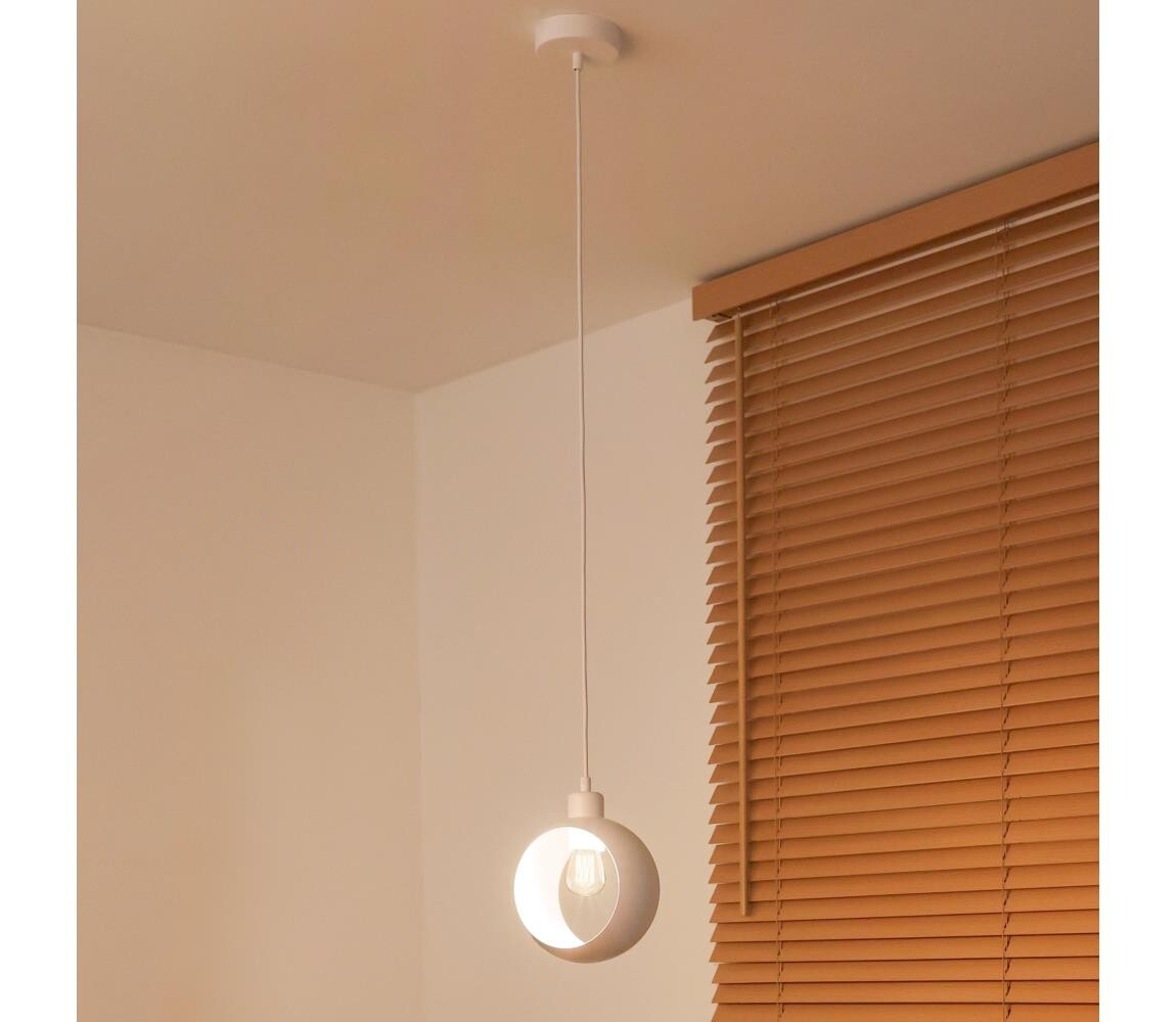 - Lustr na lanku IRONLINE 1xE27/15W/230V bílá