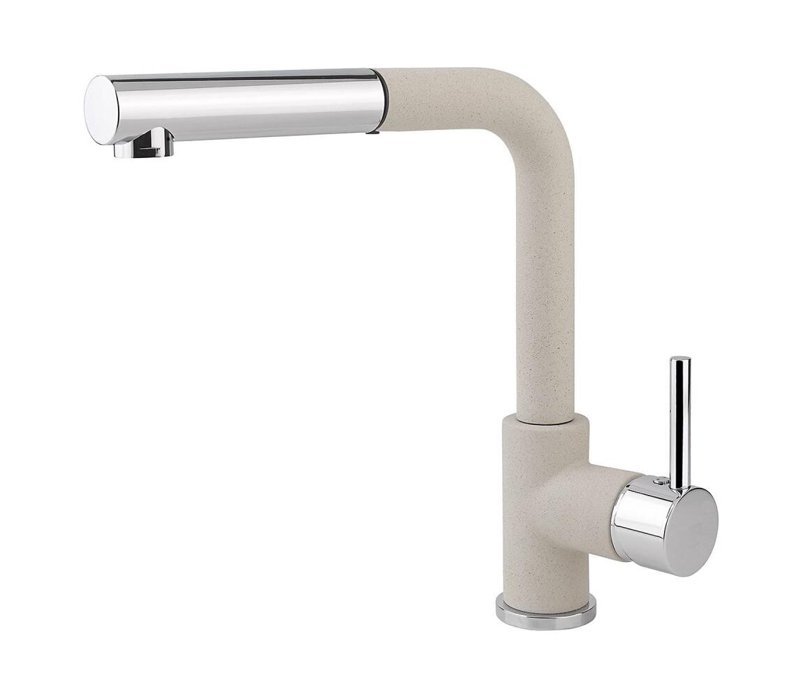 Concept Concept BDG4527BE - Dřezová baterie s vytahovací sprškou 26,9 cm granit/béžová