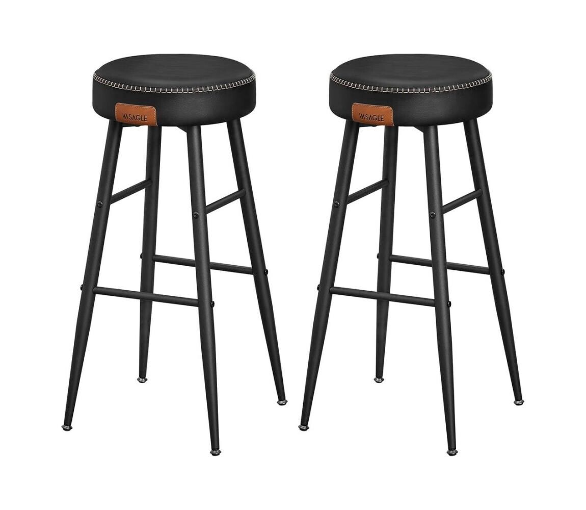 Barová židle LIOR 2 ks černá