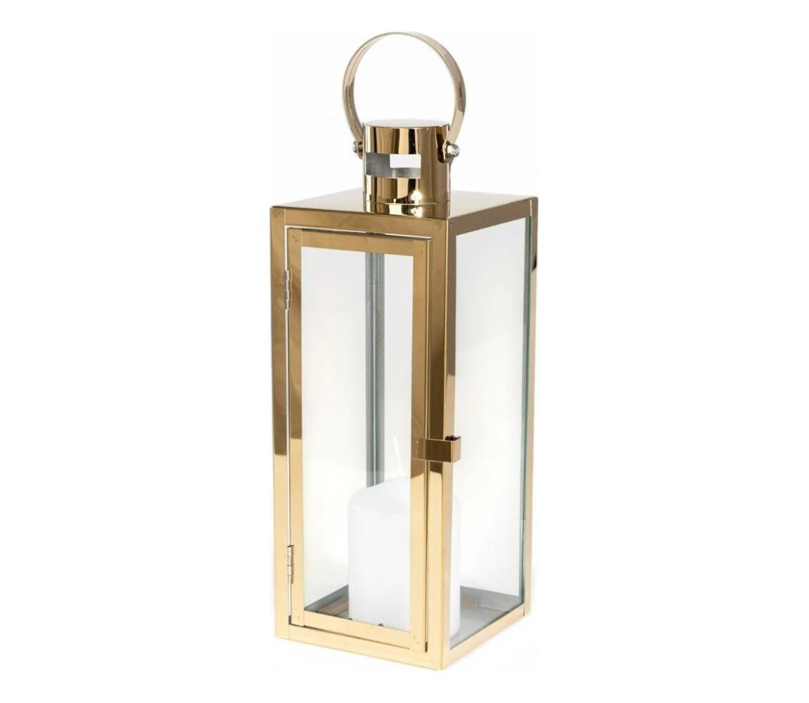 Estilo Home Dekorační lucerna 63 cm zlatá