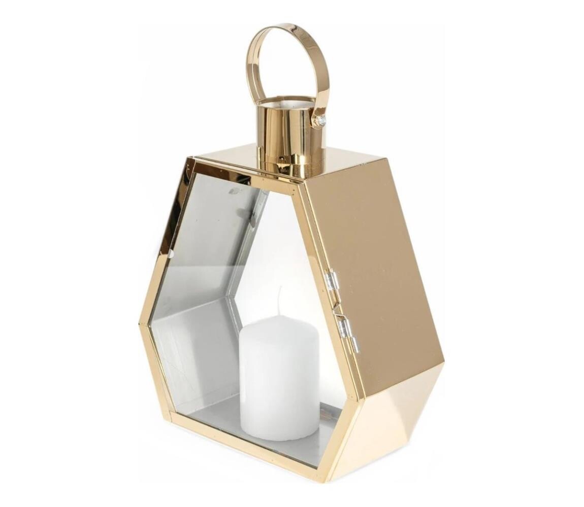 Estilo Home Dekorační lucerna 43 cm zlatá