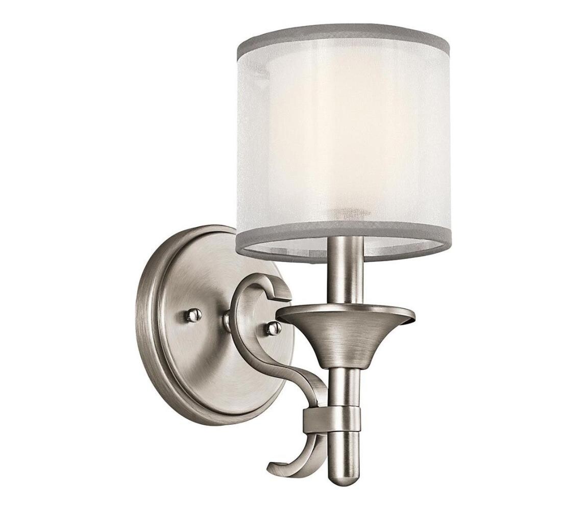 Elstead Kichler KL-LACEY1-AP - Nástěnné svítidlo LACEY 1xE14/40W/230V matný chrom