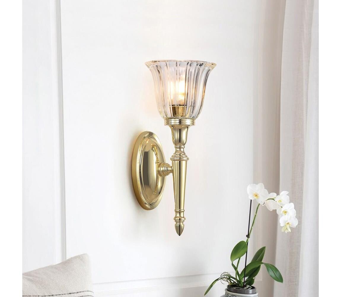 Elstead Elstead BATH-DRYDEN1-PB-LED Koup. nást. svítidlo DRYDEN 1xG9/3W/230V IP44 zlatá