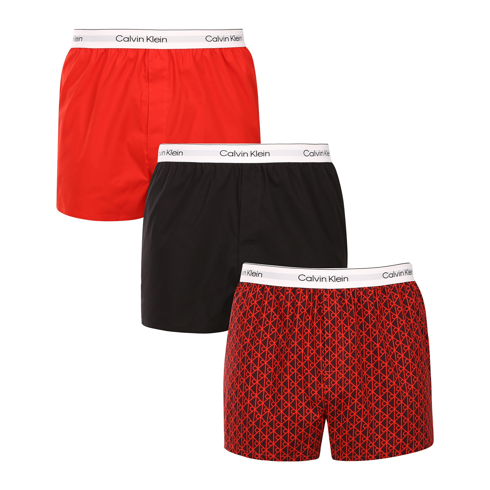 3PACK pánské trenky Calvin Klein vícebarevné (NB4267-2VH) L, trenýrky