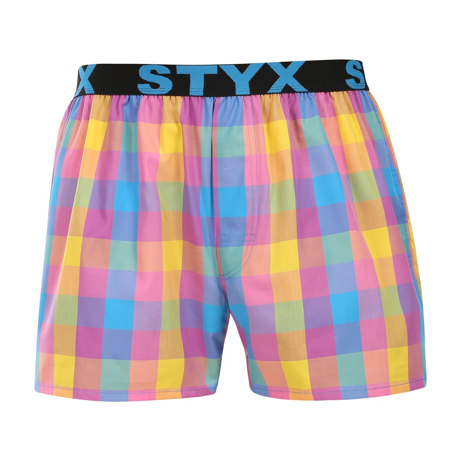 Pánské trenky Styx sportovní guma vícebarevné (B1101) XL, trenýrky