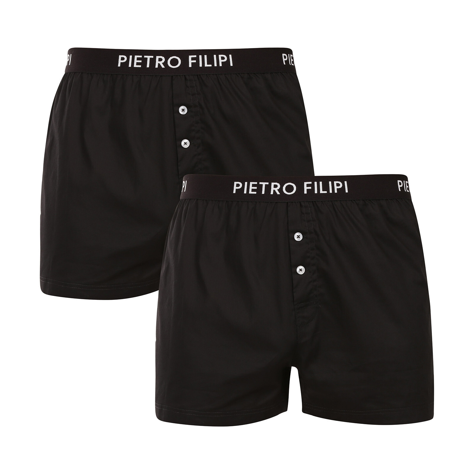 2PACK pánské trenky Pietro Filipi černé (2PGC1) 3XL, trenýrky
