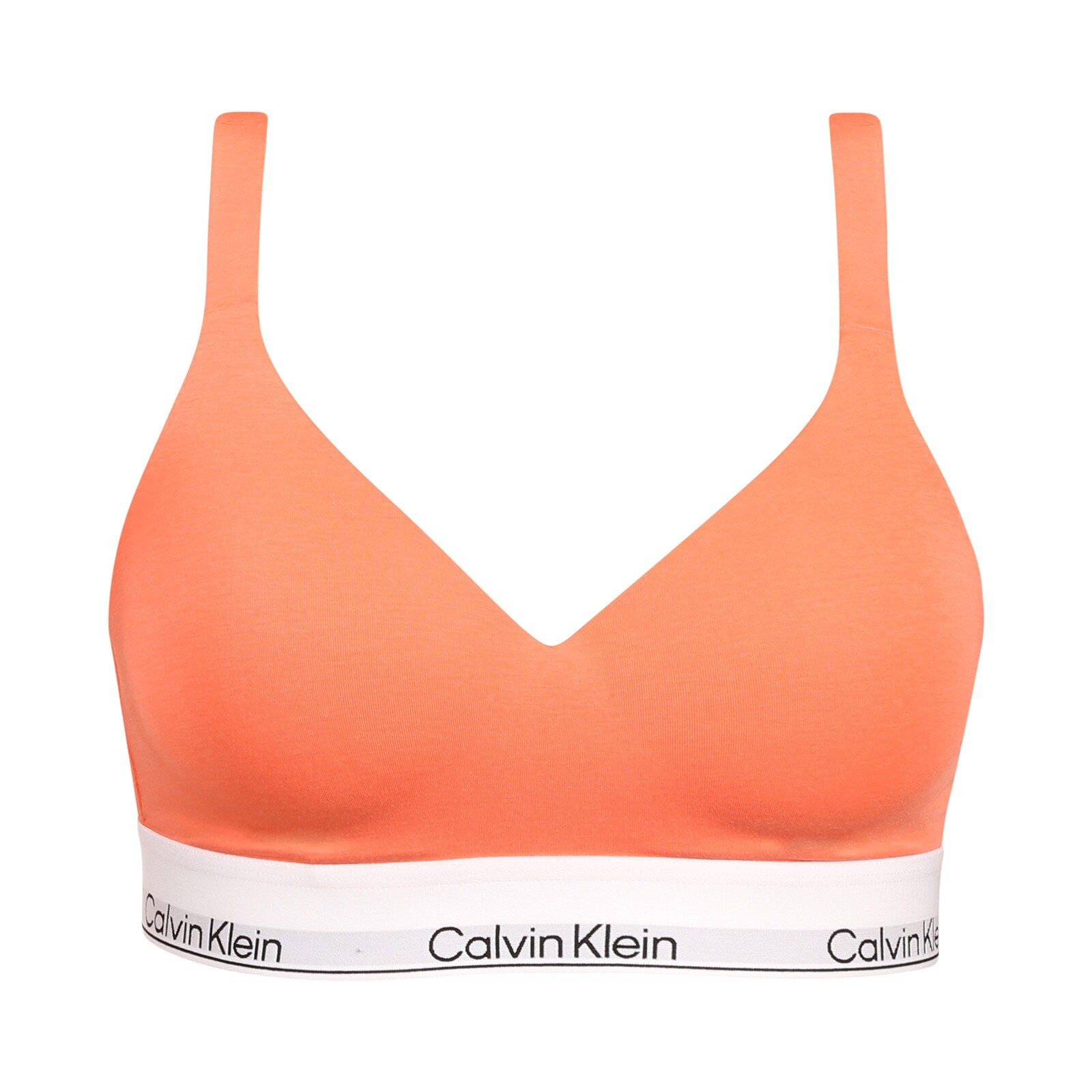 Dámská podprsenka Calvin Klein oranžová (QF8500-YTS) L