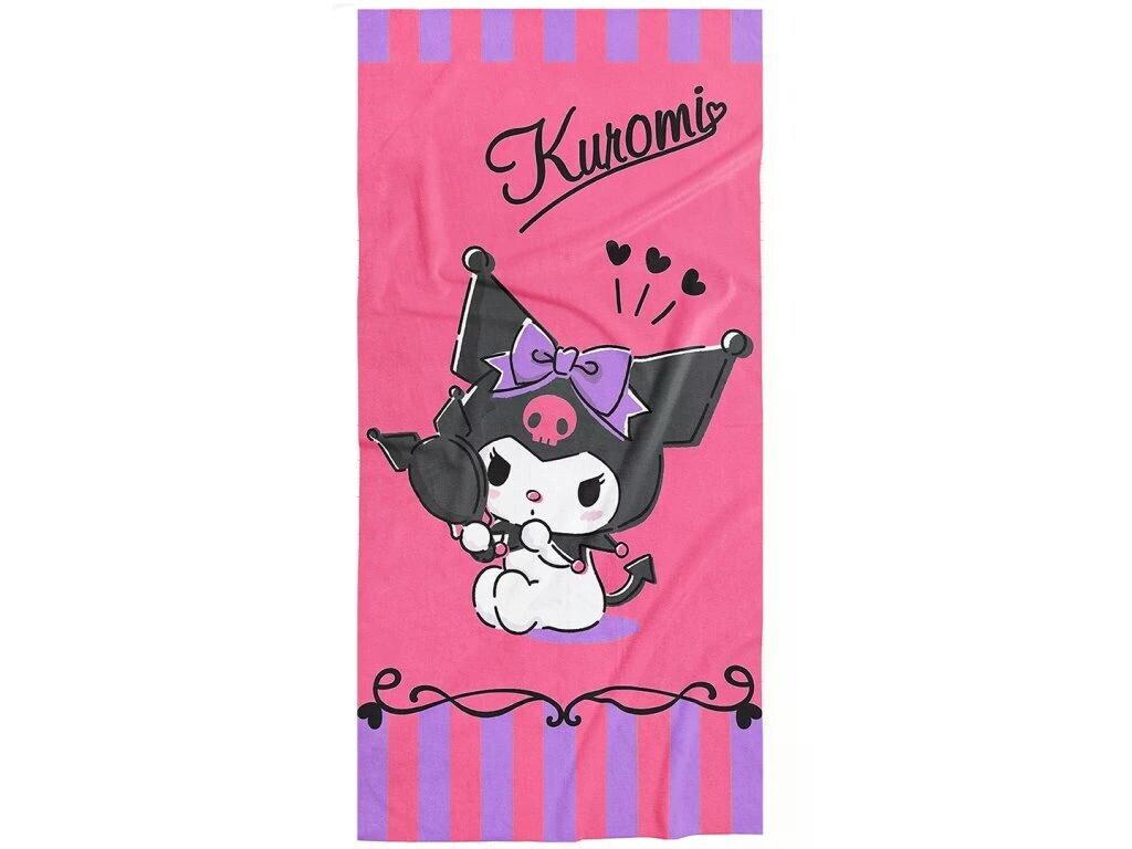 Carbotex Bavlněná froté osuška 70 x 140 cm - Kuromi Roztomilá Rebelka