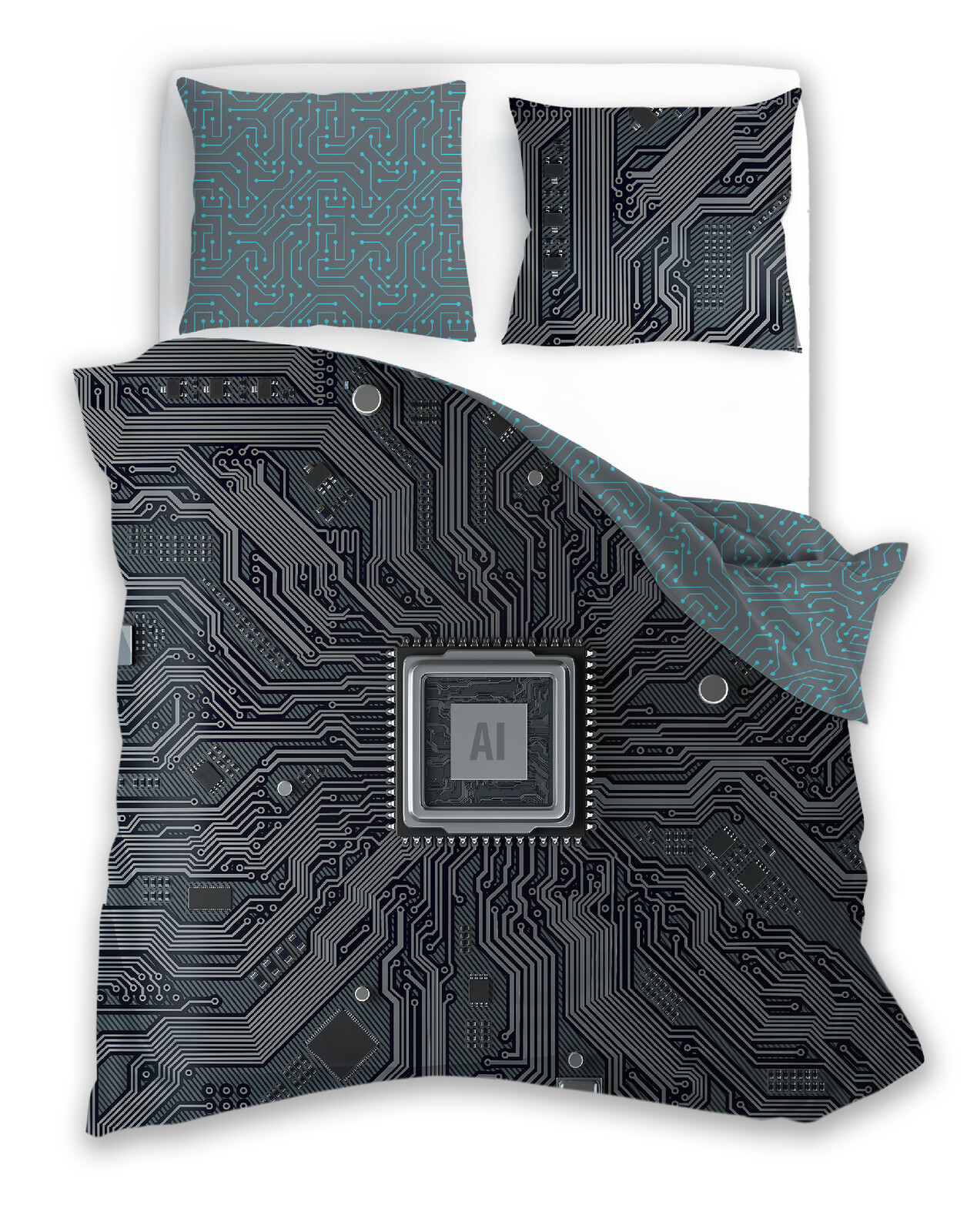 FARO Bavlněné povlečení se svítícím efektem 140x200 + 70x90 cm - AI