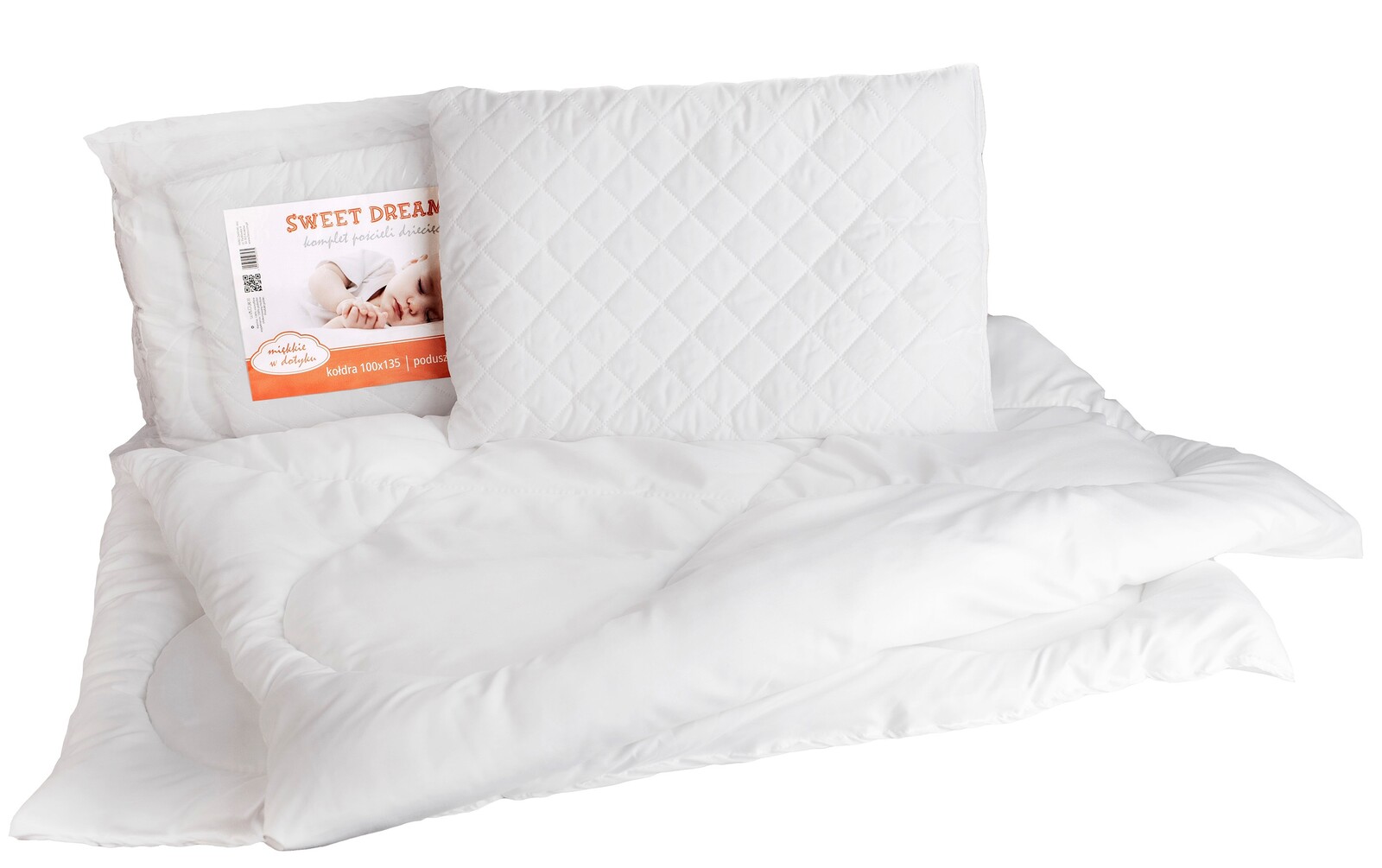 FARO Set dětská přikrývka a polštář do postýlky - 90x120 + 40x60 cm