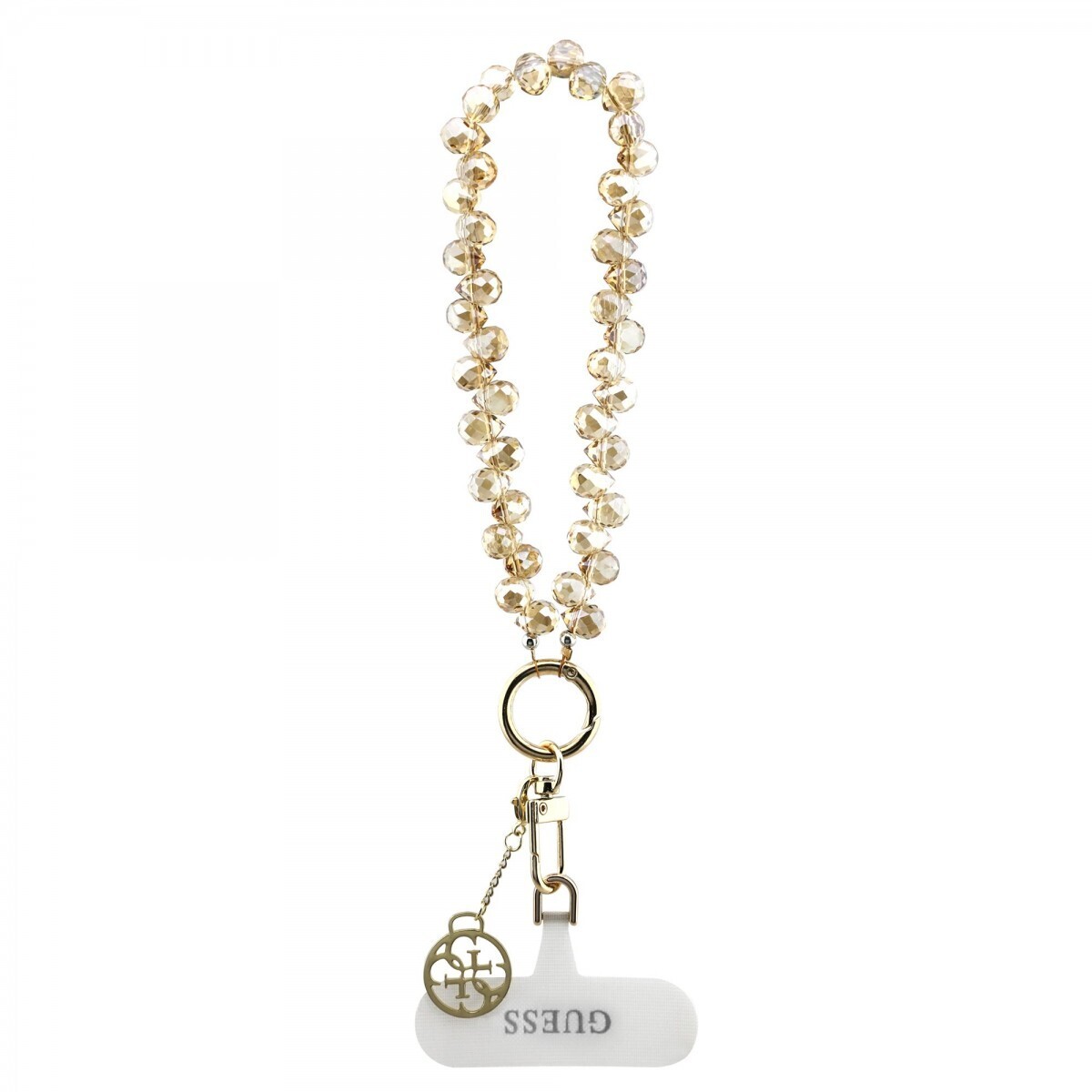 Univerzální popruh na ruku Guess Crystals 4G Charm Gold