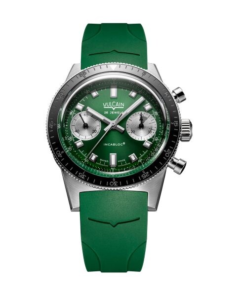 Vulcain Skindiver Chronograph Green - Rubber