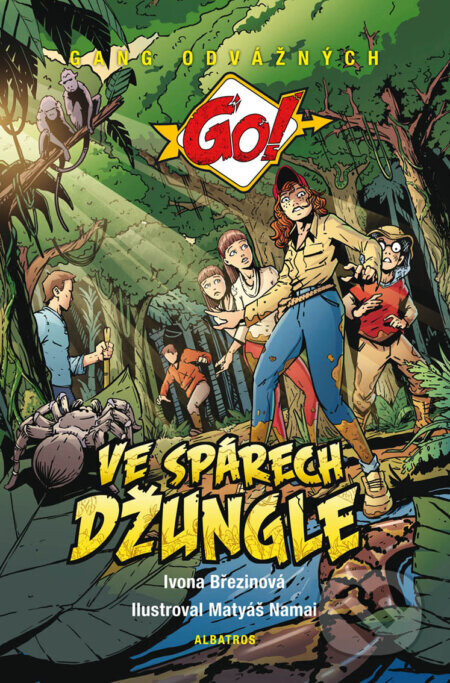 Ve spárech džungle - Ivona Březinová, Matyáš Namai (ilustrácie)