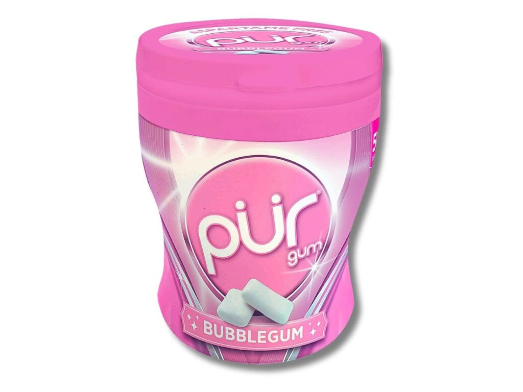 PÜR Xylitolové Žvýkačky, Bubblegum, 50 ks