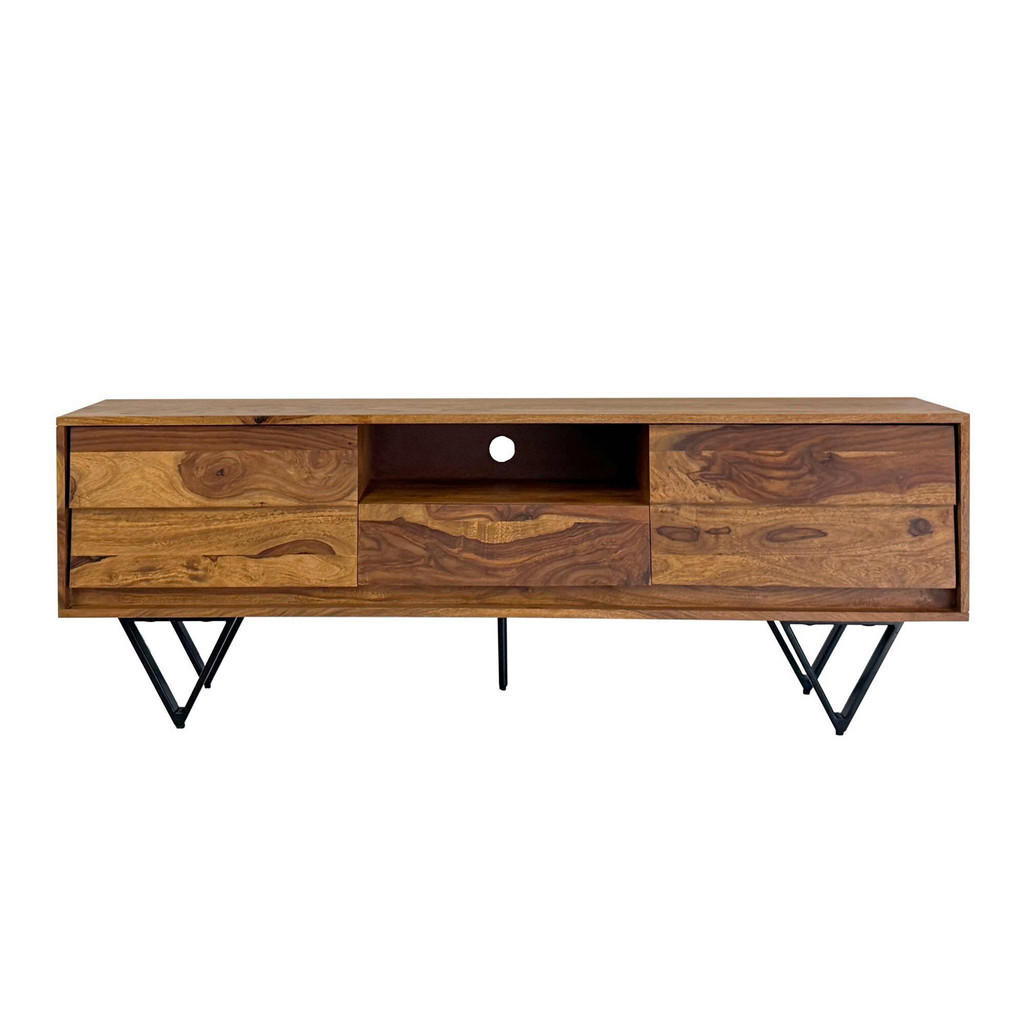 Livetastic NÍZKÁ KOMODA, sheesham, barvy sheesham, 160/56/35 cm