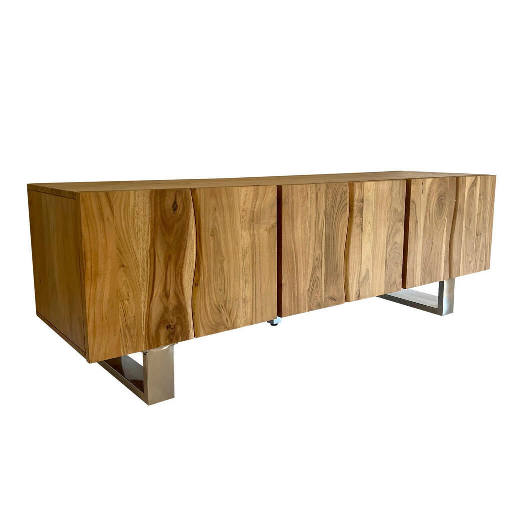 Livetastic NÍZKÁ KOMODA, akácie, barvy akácie, 160/56/46 cm