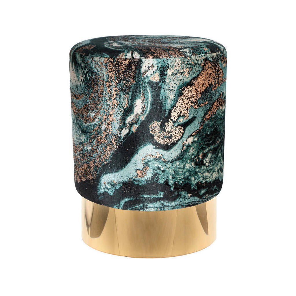 XXXL TABURET, dřevo, kov, 35/46/35 cm