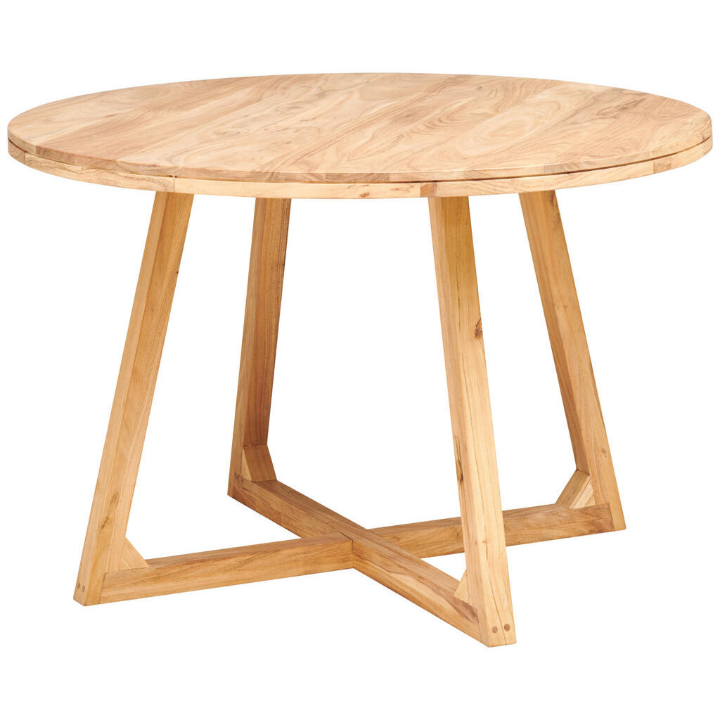 MID.YOU JÍDELNÍ STŮL, akácie, barvy akácie, 120/76/120 cm