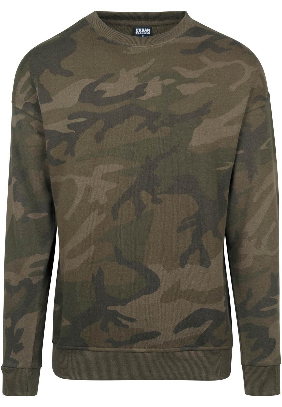 Camo Crewneck olivový camo