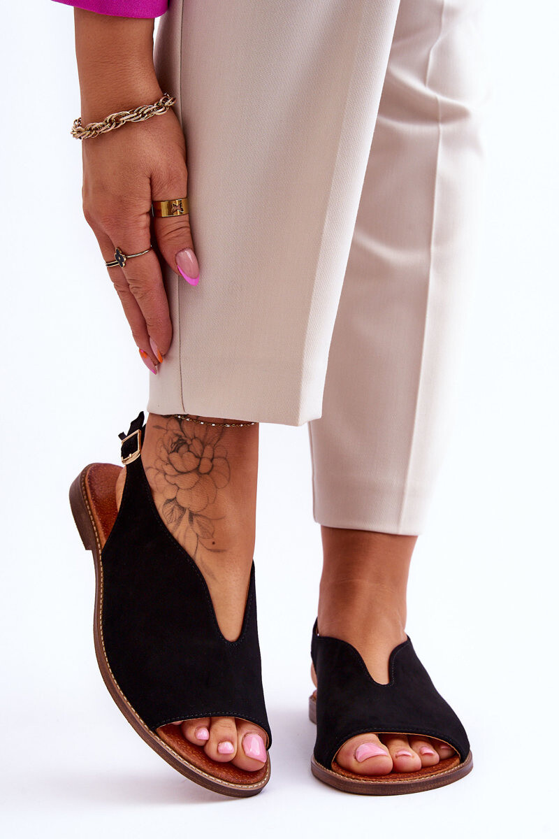 Boto Dámské semišové sandály Lewski Boty