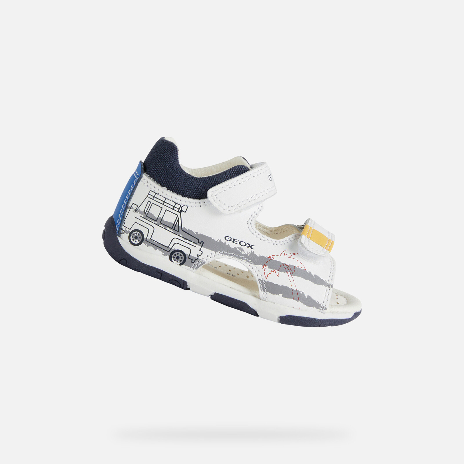 Chlapci první kroky Geox Tapuz Bílá - Kluci