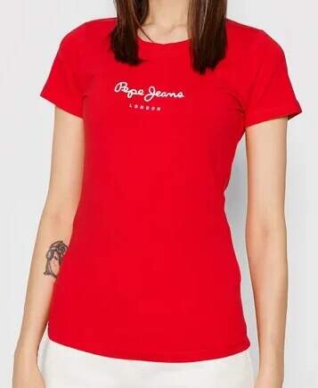 Pepe Jeans červené tričko, M