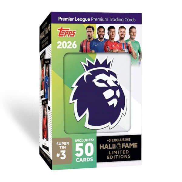 2025-2026 Topps Premier League Super Tin #2 červená - fotbalové karty
