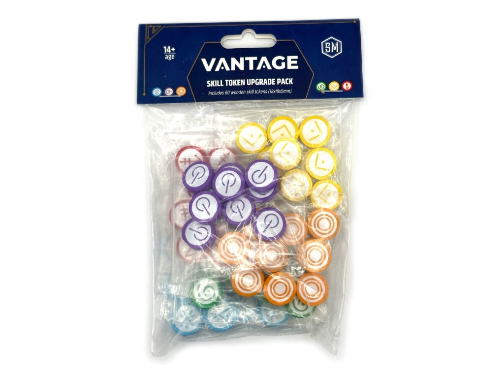 Stonemaier Games Vantage: Wooden Skill Tokens