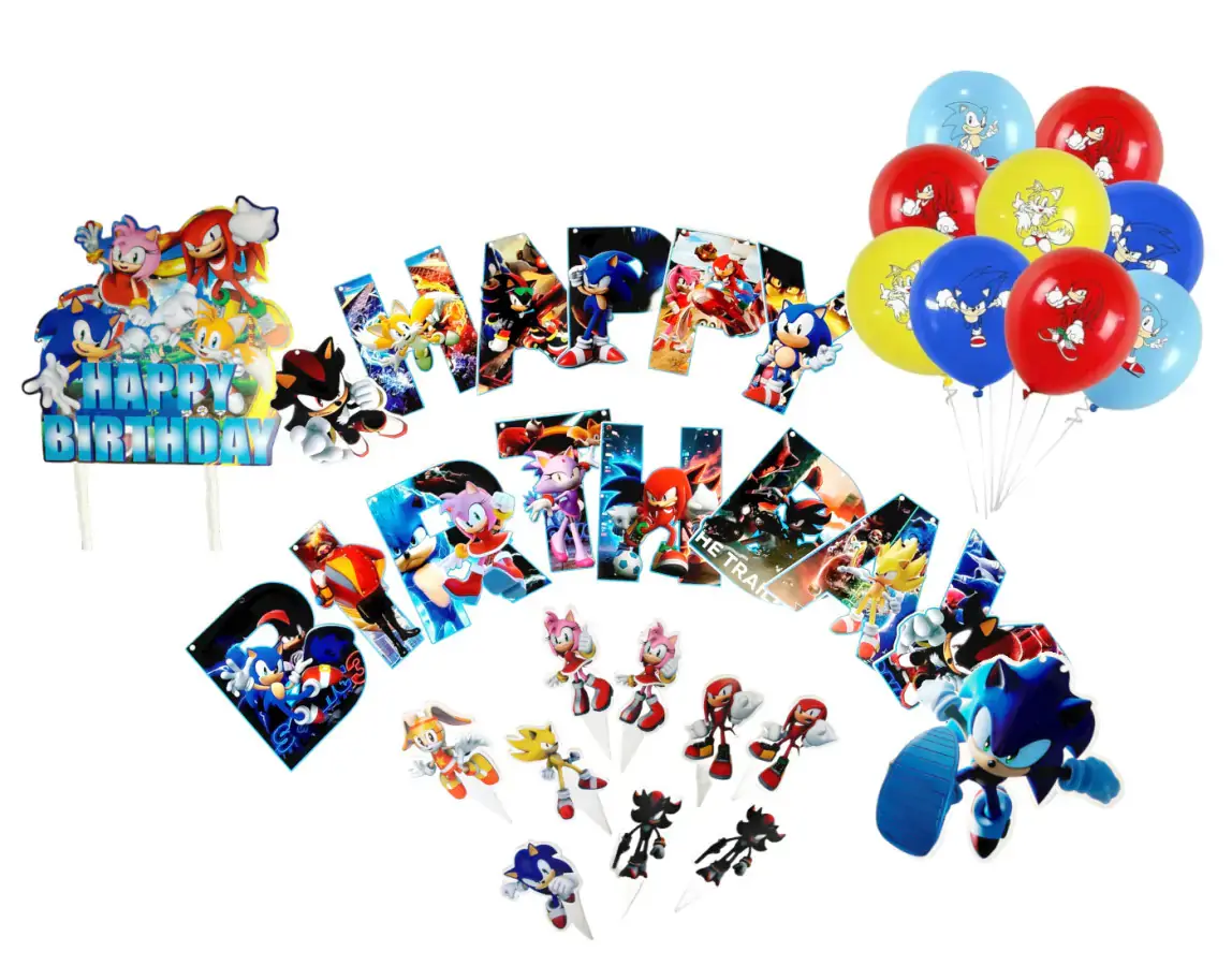 FunCo Velká narozeninová sada Ježek Sonic OPBH2286