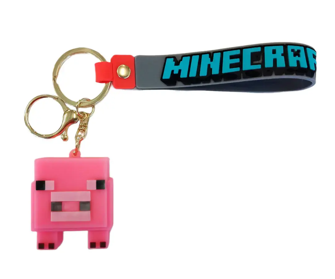 Bagito Dětská klíčenka Minecraft Prase PKBA2288