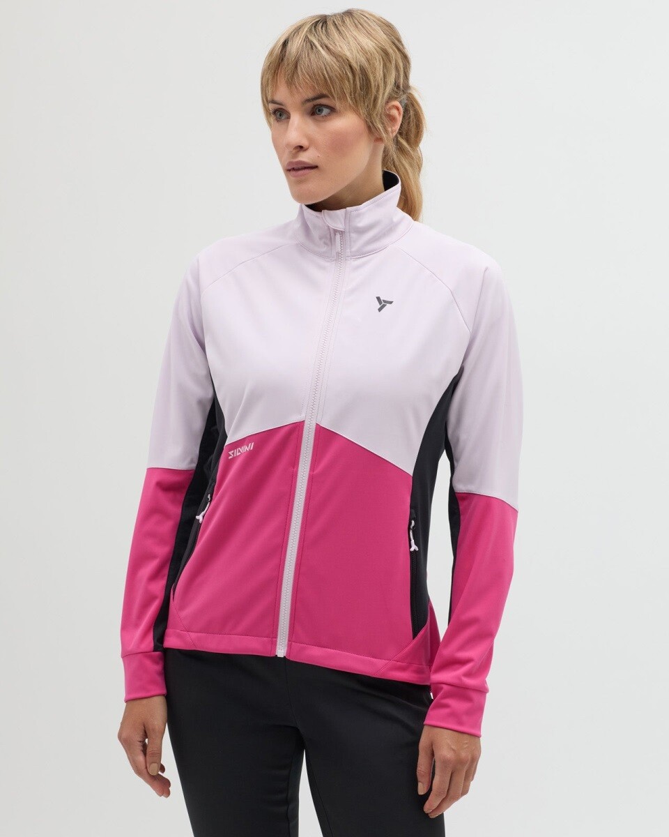 Dámská kombinovaná bunda silvini pusteria růžová xs