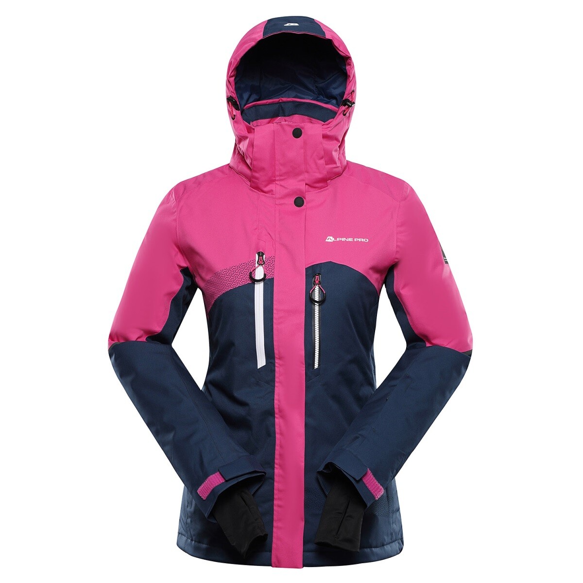 Dámská bunda alpine pro deara 2 růžová xxl