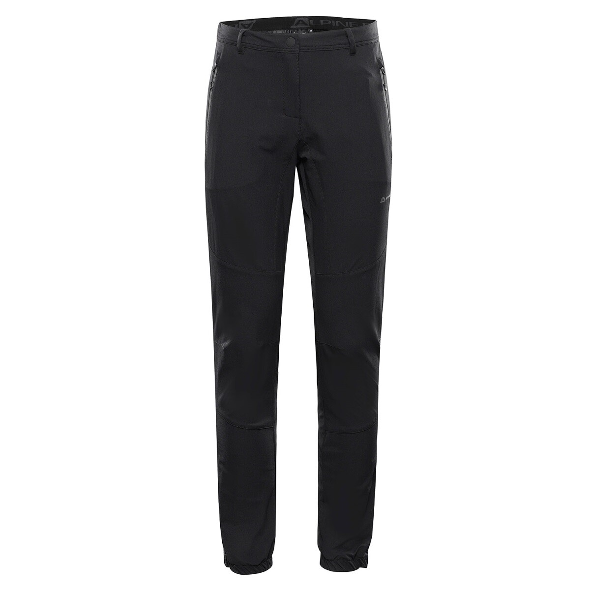 Dámské softshellové kalhoty s dwr úpravou alpine pro hurfa 2 černá 34