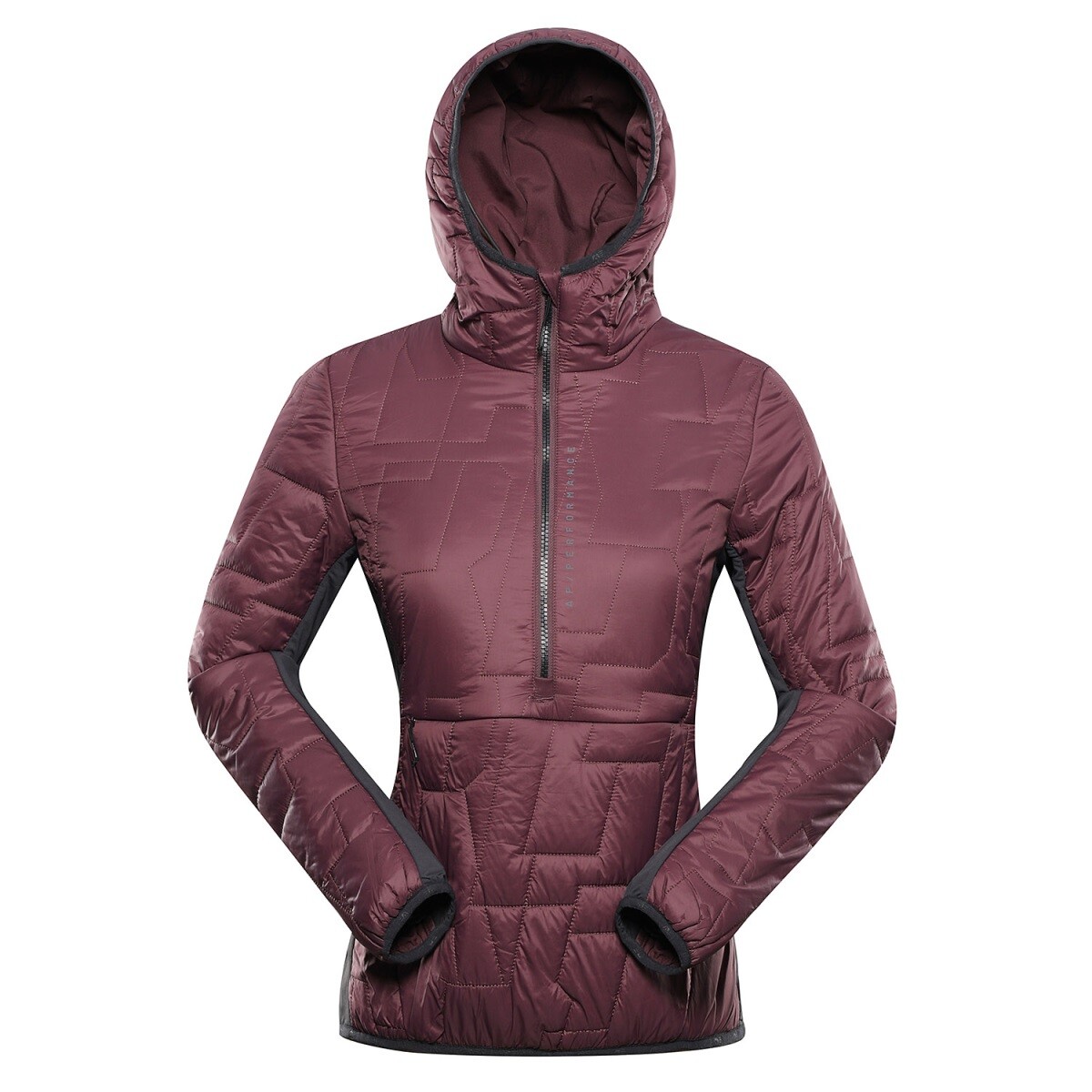 Dámská ultralehká bunda alpine pro kaera fialová l