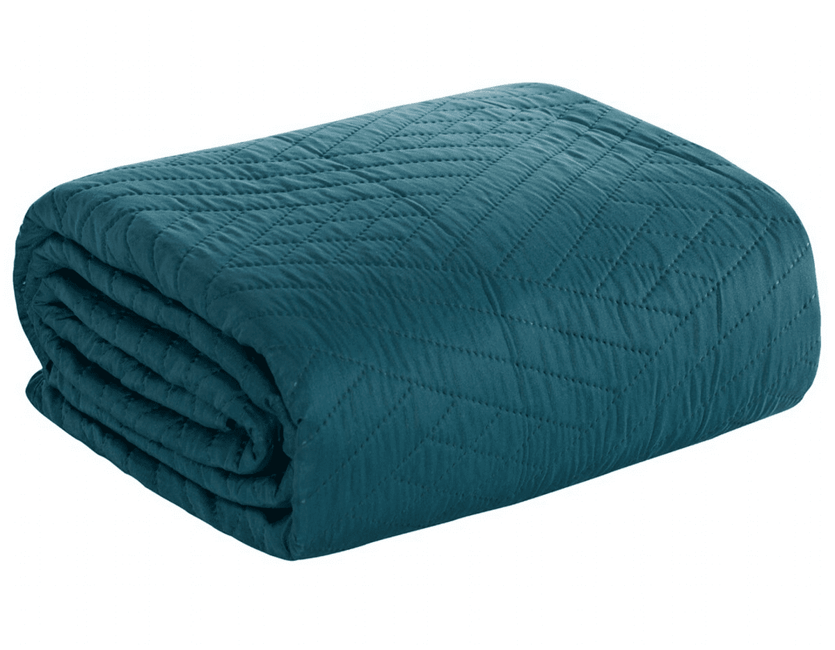 Přehoz na sedačku - pohovku JAKOB tyrkysová 170x210 cm Mybesthome