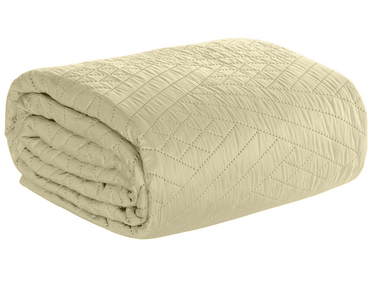 Přehoz na sedačku - pohovku JAKOB krémová 170x210 cm Mybesthome