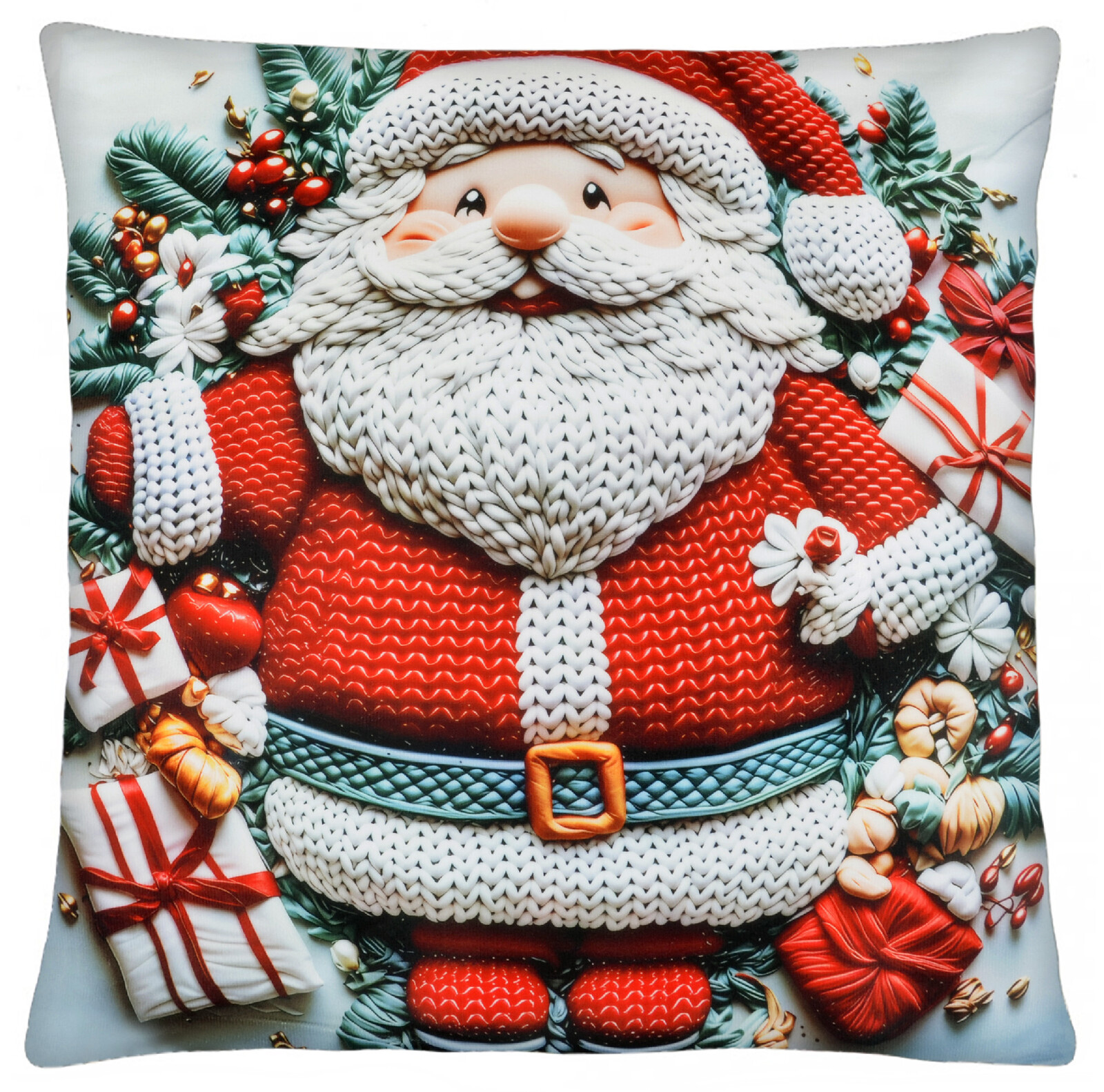 Vánoční polštář FOLK CHRISTMAS motiv III. 40x40 cm Mybesthome Varianta: Povlak na polštář, 40x40 cm