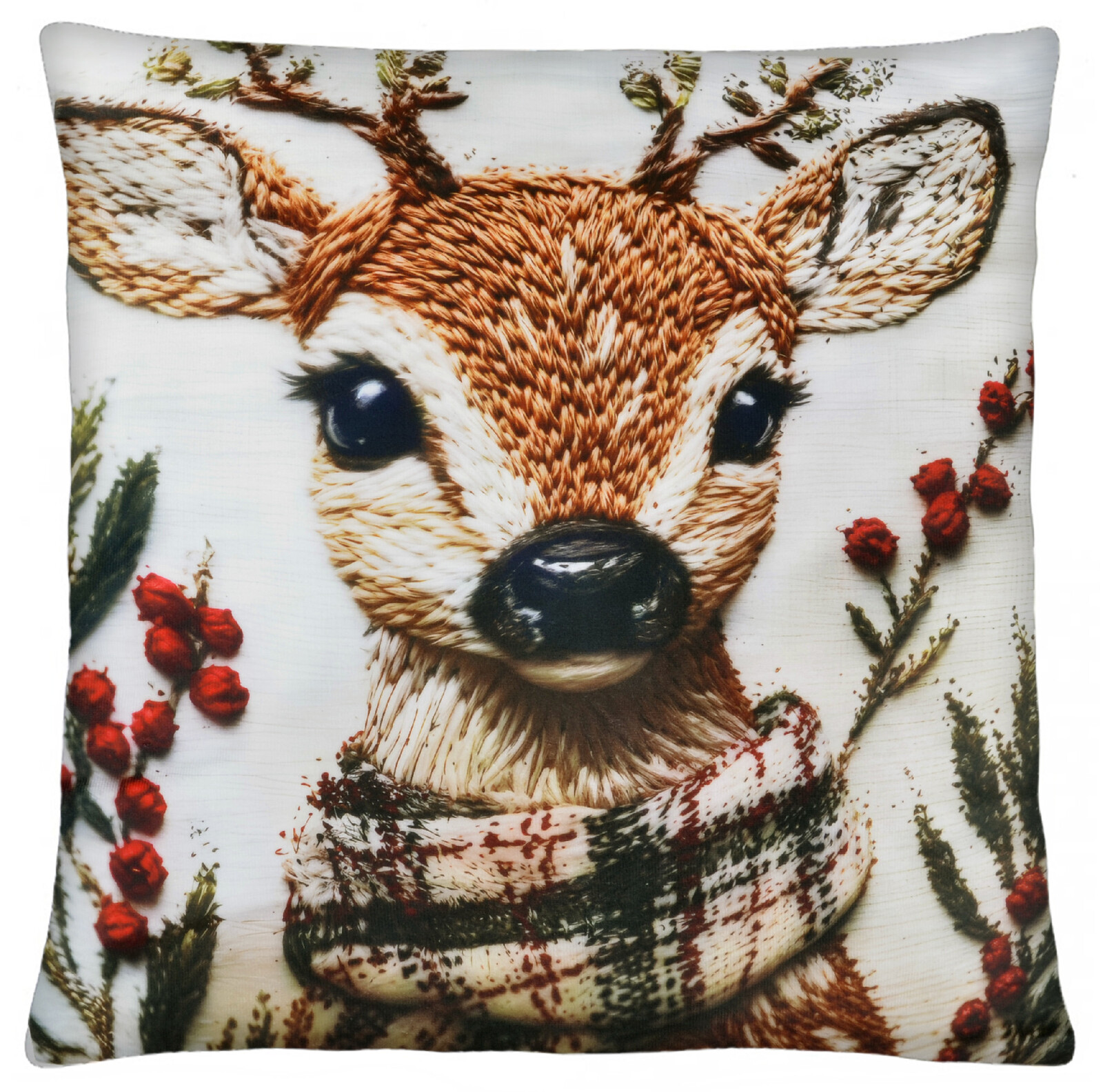 Vánoční polštář CHRISTMAS DAY motiv III. 40x40 cm Mybesthome Varianta: Povlak na polštář, 40x40 cm