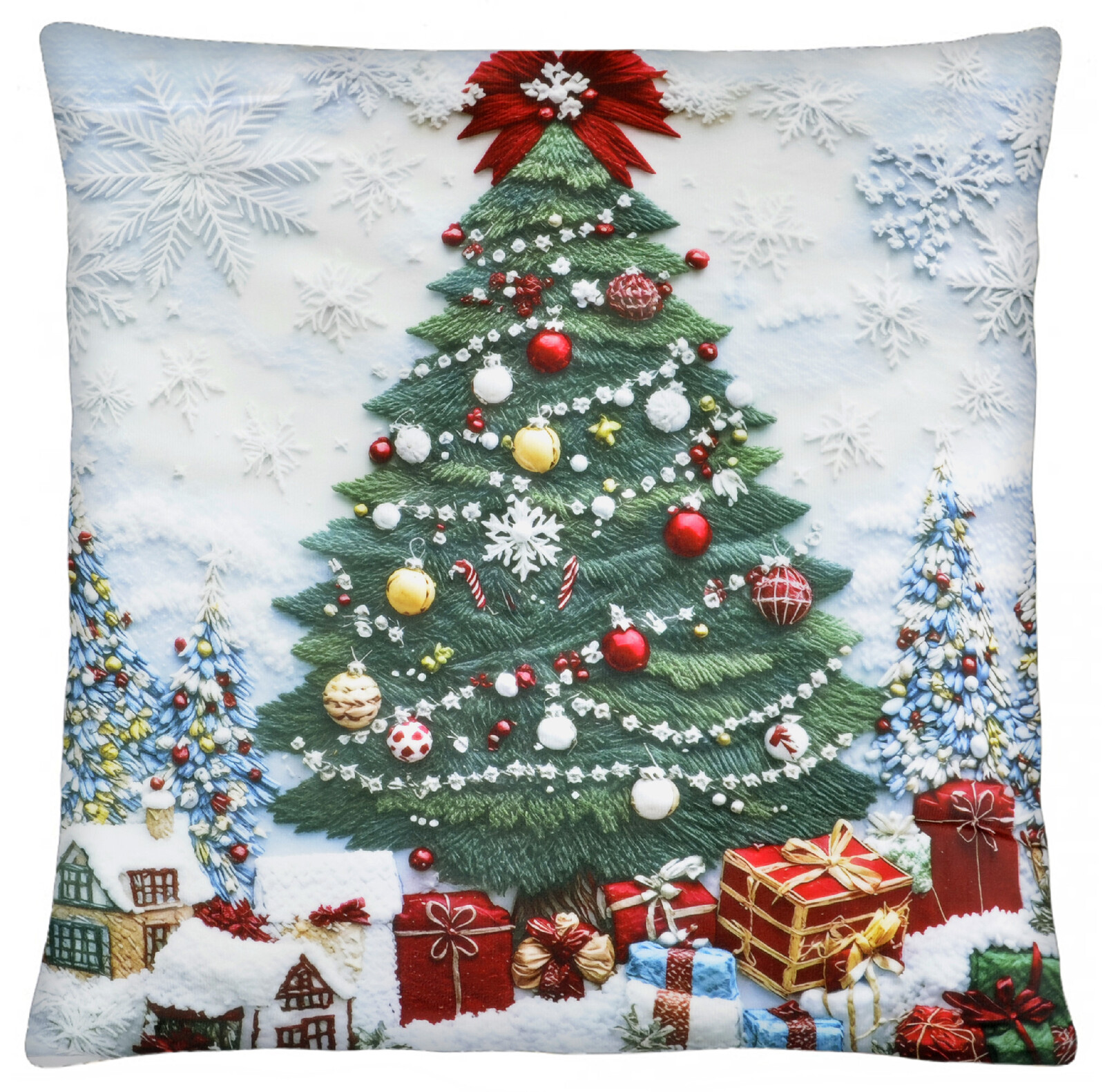 Vánoční polštář CHRISTMAS DAY motiv IV. 40x40 cm Mybesthome Varianta: Povlak na polštář, 40x40 cm