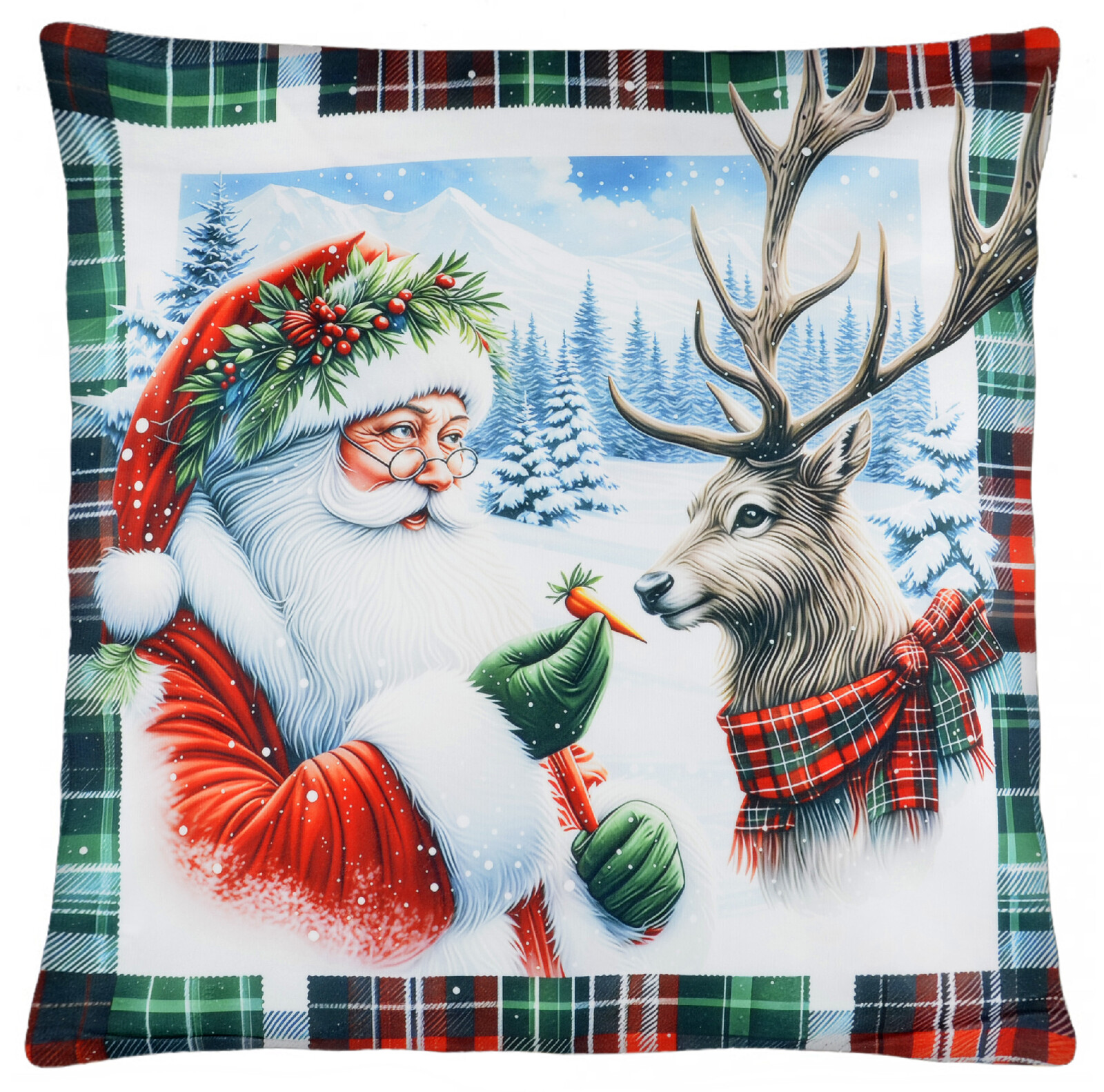 Vánoční polštář WINTER MAGIC motiv I. 40x40 cm Mybesthome Varianta: Povlak na polštář, 40x40 cm