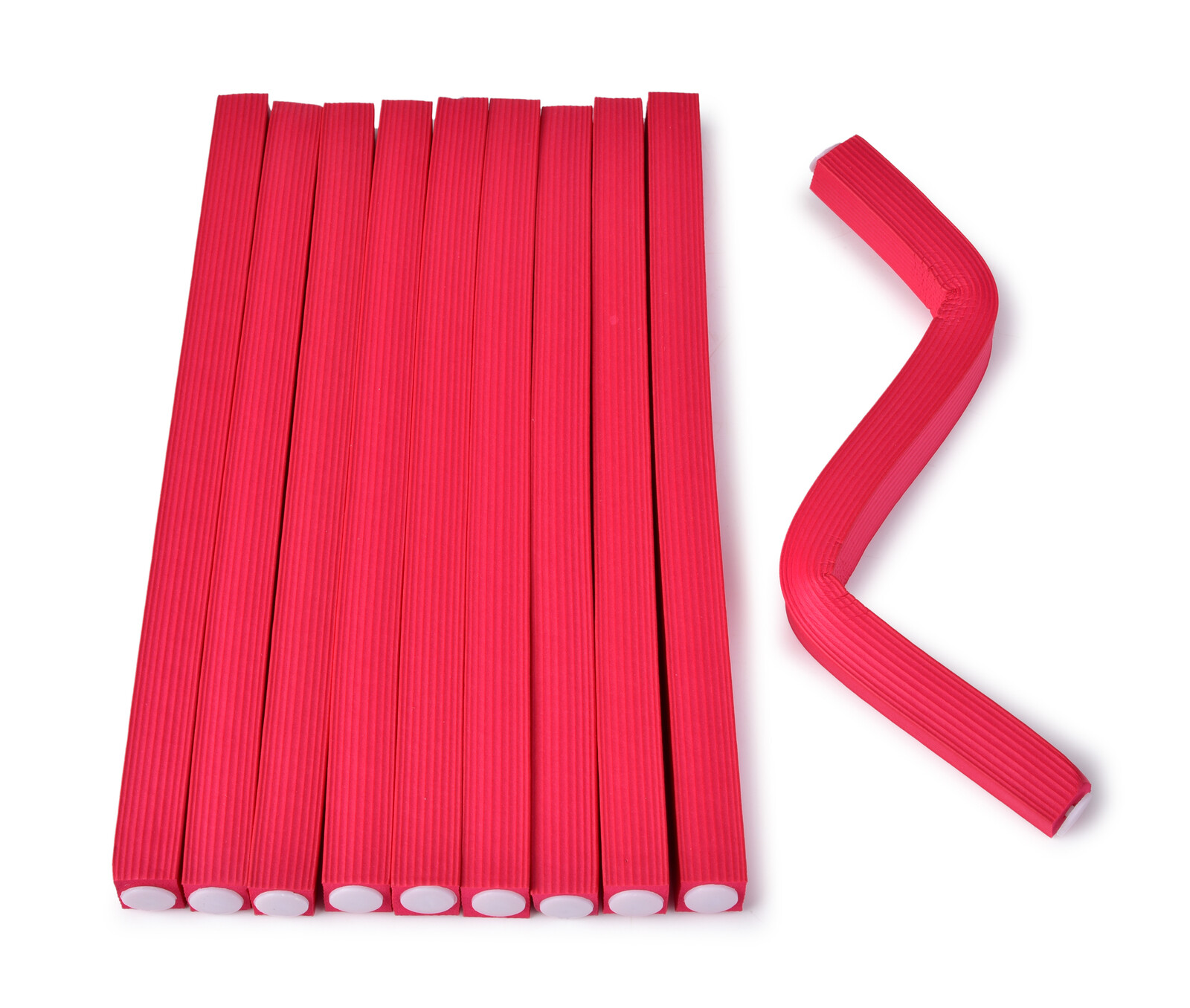 BEAUTY | 10 ks ohebné pěnové natáčky PAPILOTY | 14×14 mm | šetrné k vlasům