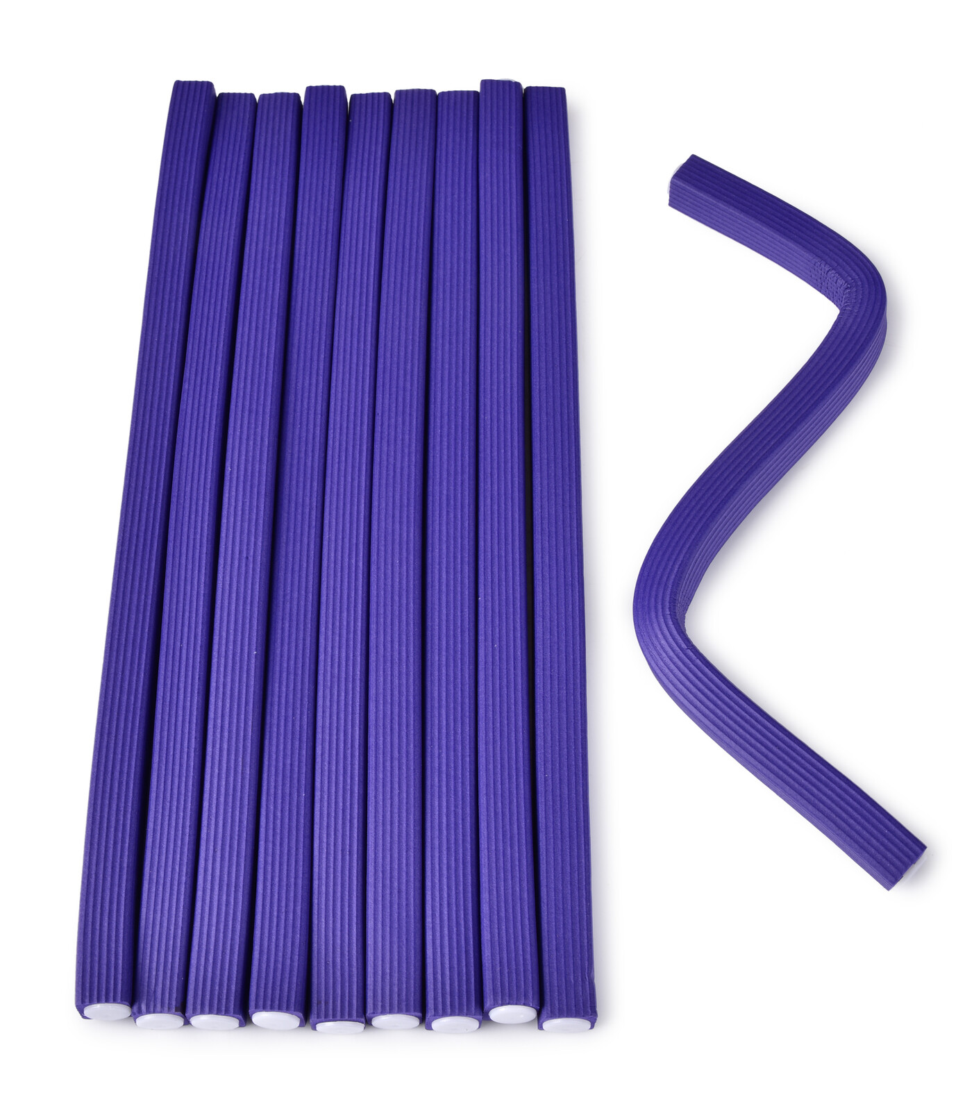 BEAUTY | 10 ks ohebné pěnové natáčky PAPILOTY | 10×10 mm | šetrné k vlasům