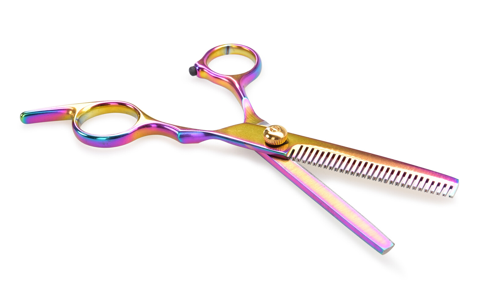 BEAUTY | Kadeřnické prostřihovací efilační nůžky na vlasy 17 cm | pro ztenčení a tvarování účesu