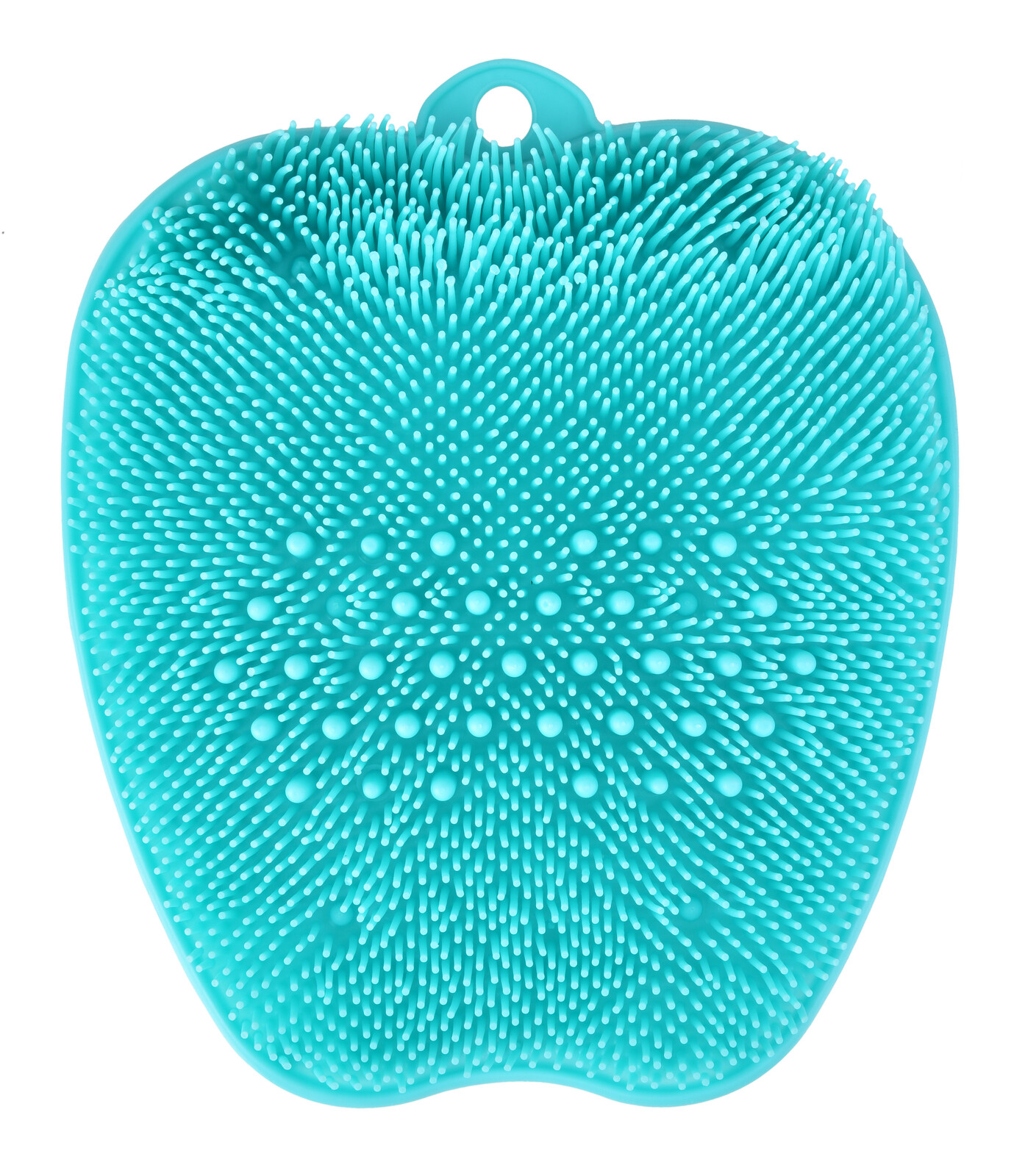 2v1 NA ZÁDA a NA NOHY | kartáč s přísavkami na stěnu i podlahu | tyrkysový